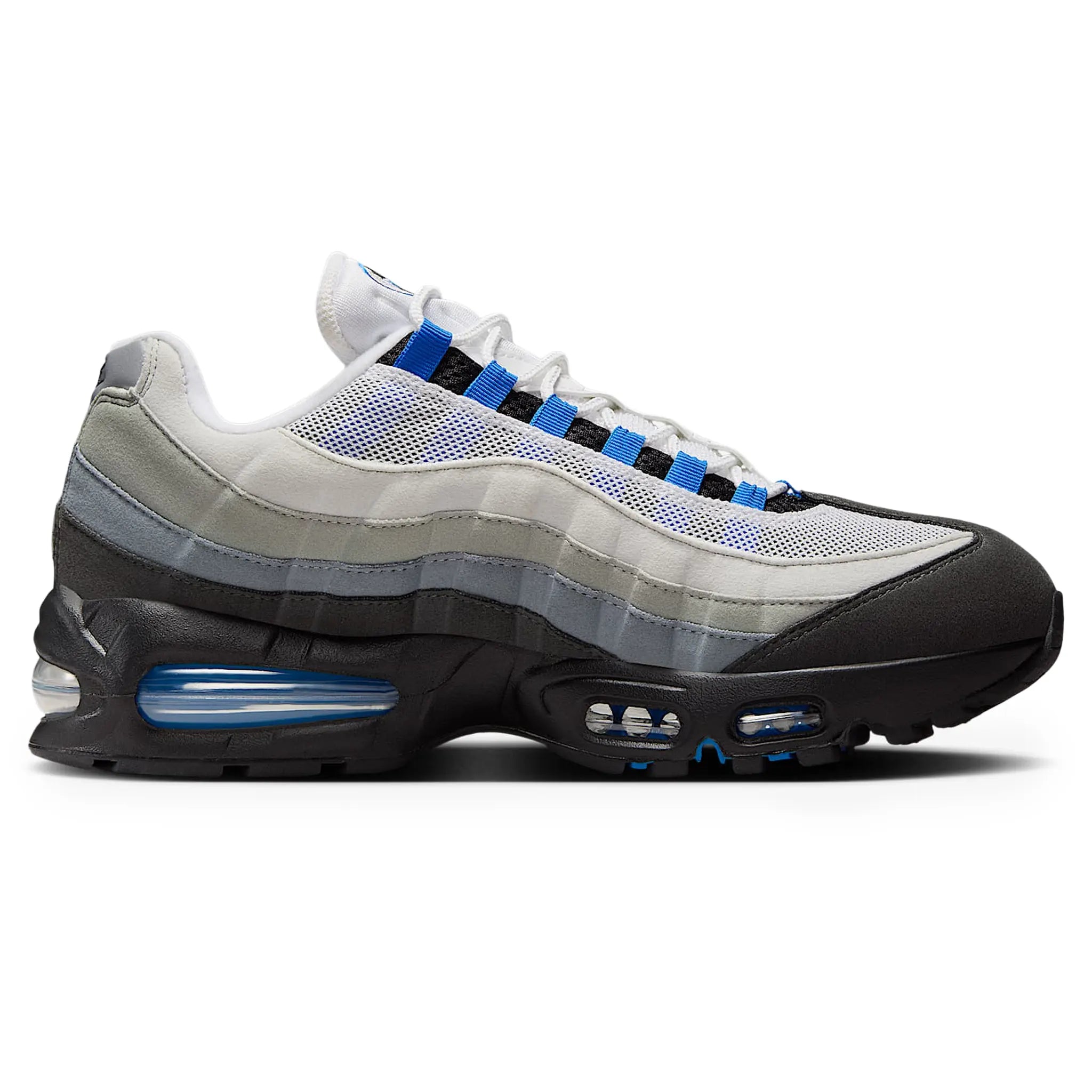 Side View of Nike Air Max 95 OG Big Bubble Blue Spark IM7410-100